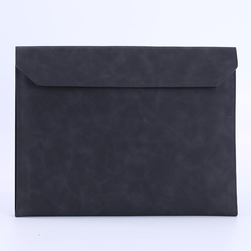 Large Capacity A4 Leather File Bag - Multifunctional Business Office Folder