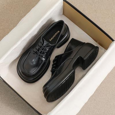 Женские туфли на платформе с толстым каблуком