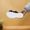Женские летние новые шлепанцы Flyknit с перекрестными ремешками, на плоской танкетке, с открытым носком, на толстой подошве, больших размеров