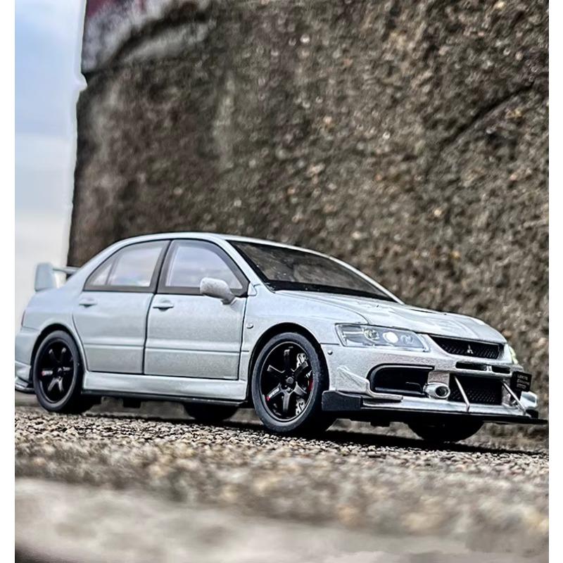 1/32 масштаб Mitsubishi Lancer Evolution EVO IX 9 сплав модель спортивного автомобиля литой металл гоночный автомобиль модель автомобиля звук свет детская игрушка подарок