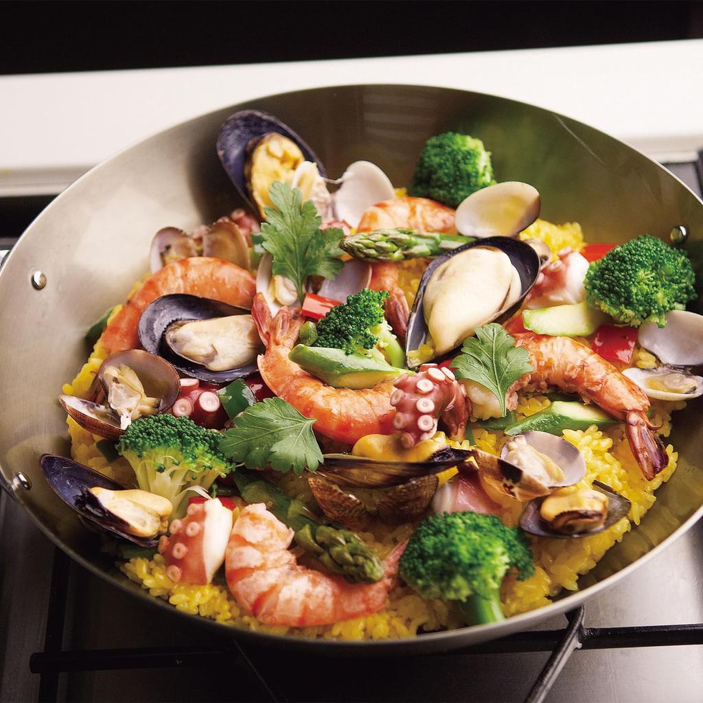 Железная кастрюля для паэльи Wahei freiz dancyu 28см dancyu IH/gas DA-33