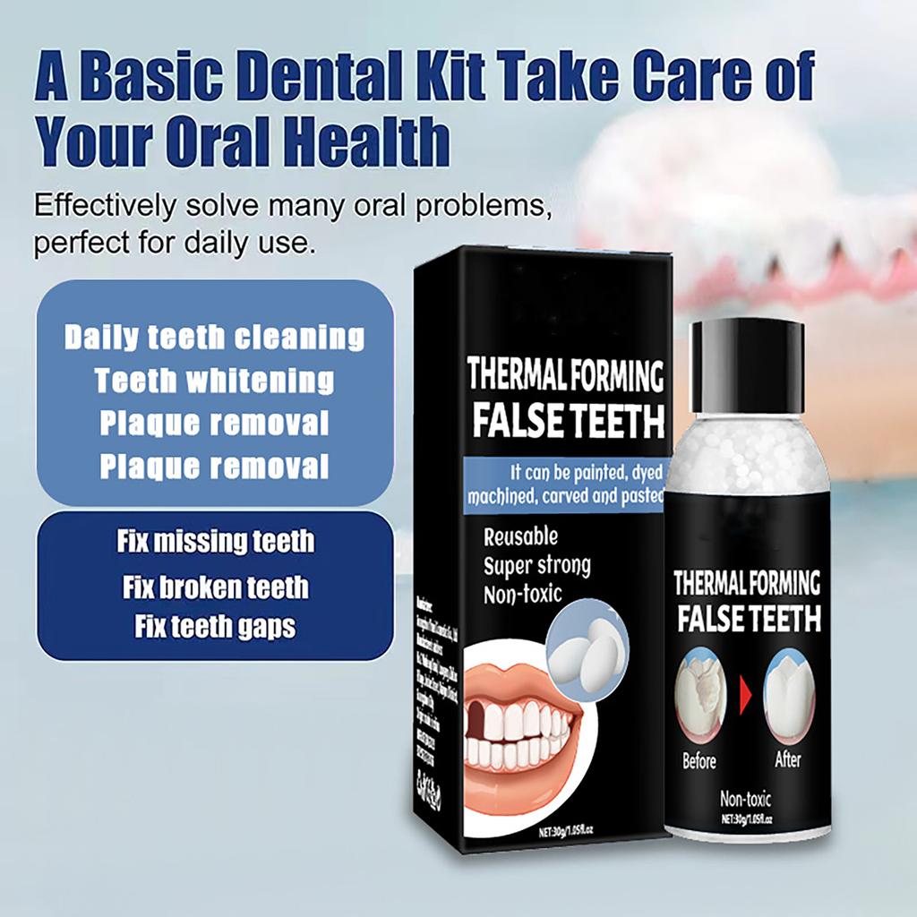 Adhesive To Gaps Between Teeth Fillings Interdental Material Denture Tools For Fixing Filling Missing Broken Tooth Moldable Fake Teeth