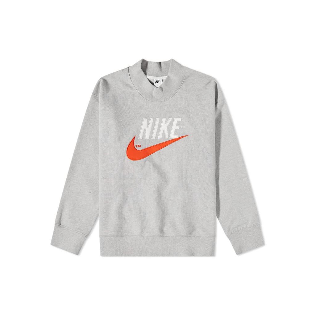 Nike Пуловер с принтом логотипа, мужские топы, серый DM5273-050