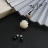 Cord Car Pendent Bag Pendant Bodhi Lotus Flower Keychain Cell Phone Lanyard Mobile Phone Lanyard