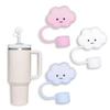 Cloud Shaped Straw Covers Cap Silicone Silicone Cloud Straw Covers For 30&40 Oz Tumbler