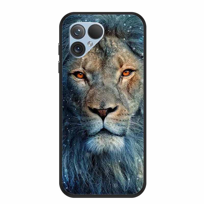 Чехол для Fairphone 5 6,46" ТПУ Животные Мягкий Силиконовый Бампер Задняя Крышка Чехлы для Телефона для Fairphone5 5G Волк Крутой Защитный Fundas