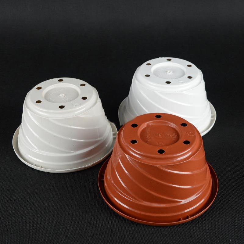 Серый/красный пластиковый цветочный горшок, подвесной горшок для орхидеи, зеленый горшок, подвесной горшок для суккулентов, воздухопроницаемая подвесная корзина, цветочный горшок