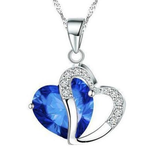 Потрясающее женское ожерелье изысканной формы сердца, универсальное