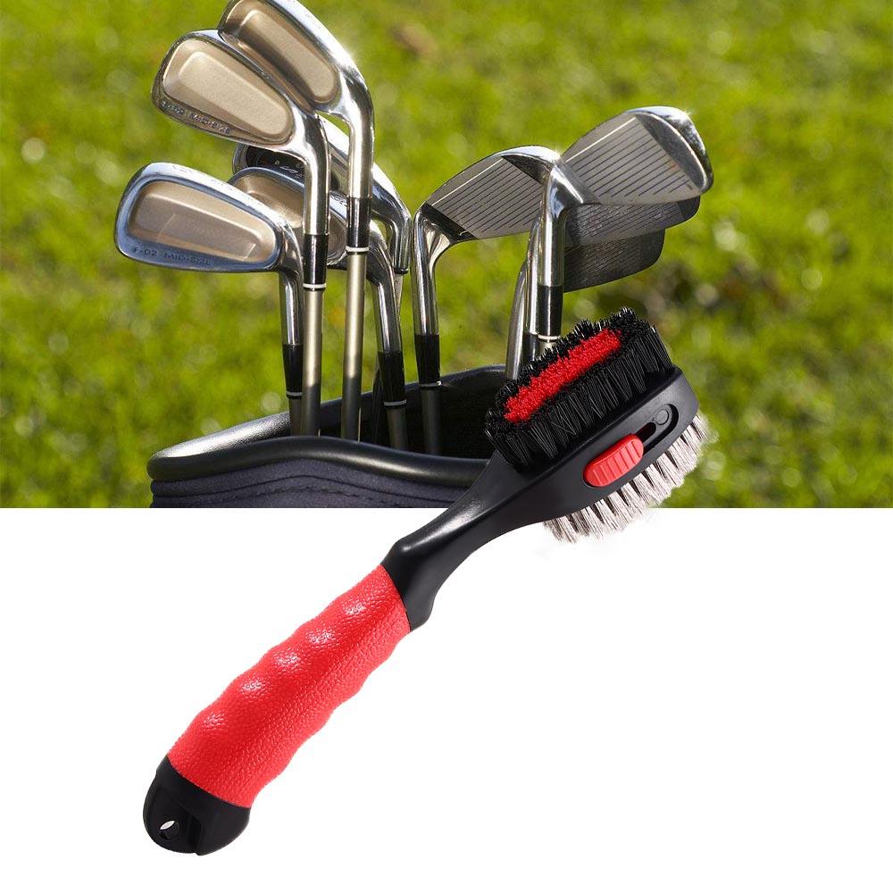 Cleaning Tool Golf Club Brush Retractable Groove Cleaner Golf Groove Cleaning Brush Sharpener Tool