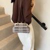 Fashionable Retro Style Womens Pu Leather Handbag Classic Shell Shape Design