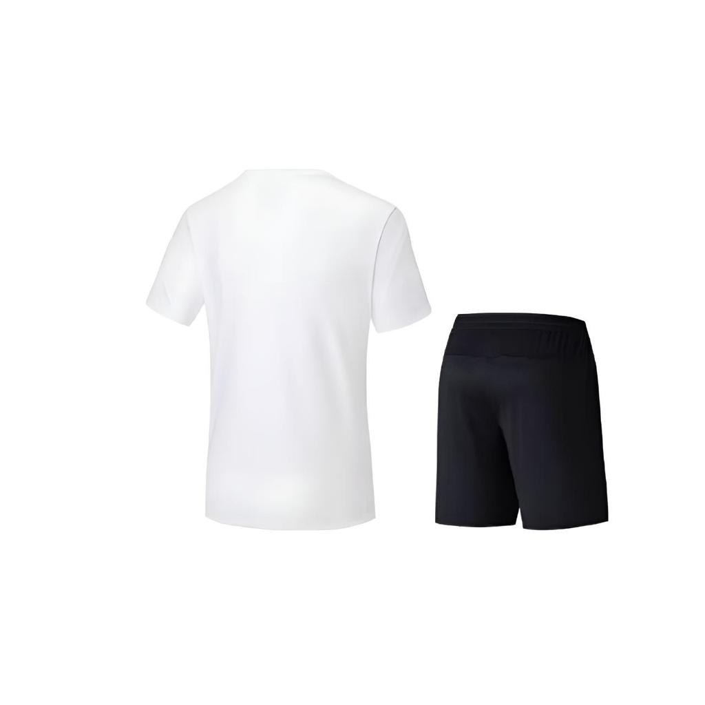 Anta Summer Moisture-Wicking Quick-Dry Short Sleeve T-Shirt Breathable Thin Versatile Shorts Casual Sports Set Unisex Sets 192537973D-3