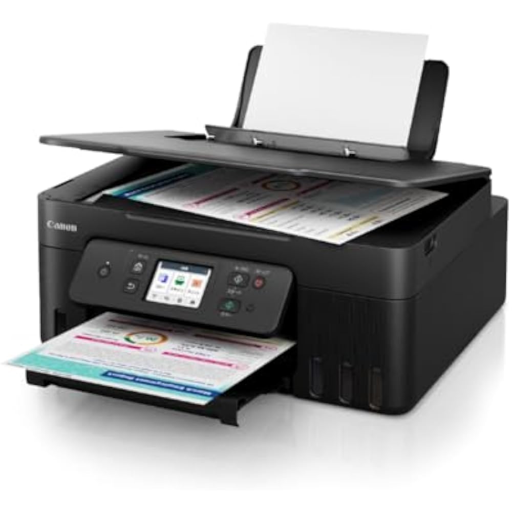 [Новый] Canon Canon Принтер A4 Струйное МФУ G3390 ЧЕРНЫЙ Сверхбольшая Емкость Giga Tank Для Удаленной Работы Компа...