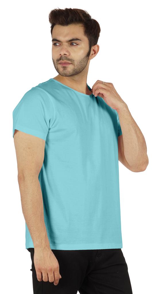 Inkmeso Футболка из хлопка с коротким рукавом, однотонная, мужская, свободного кроя, повседневная, летняя, базовая