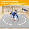 Large Yoga Mat  Exercise Mat with NonSlip Surface Ideal Wrestling Mat Wear Resist Jiu Jitsu Wrestle Mats for Grappling Martial A
