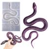 Diy Crystal Drip Rubber Large Cobra Mirror Silicone Mould Decorative Ornaments Snake Mould