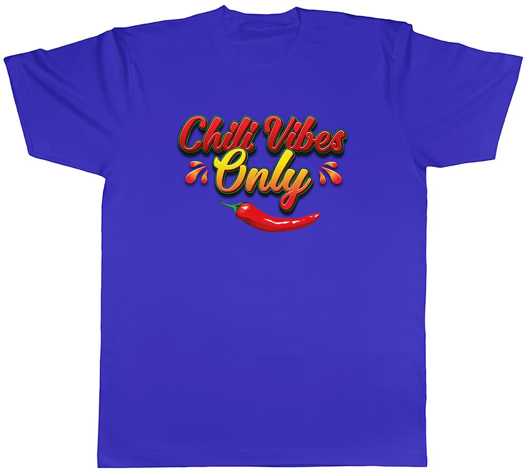 Red Hot Unisexs TShirt Chili Vibes Only Funny Tee Gift