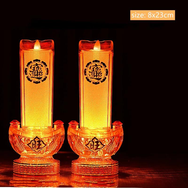 2 шт. имитация пламени буддийской Гуаньинь закрепленное украшение для дома фэн-хуэй украшение приносящее удачу