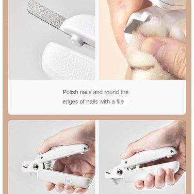 PETKIT ножницы для стрижки ногтей для собак и кошек, машинки для стрижки ногтей на ногах, ножницы со светодиодной подсветкой, триммер для ногтей, косметические принадлежности