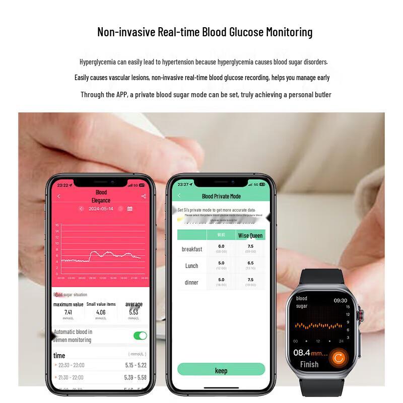 Умные часы BLEBO ET585 с мультисенсором для здоровья (Китайская версия)