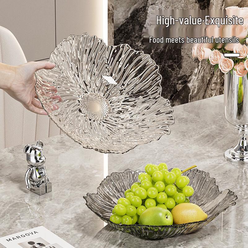 Elegant Petal Design Snack & Fruit Tray