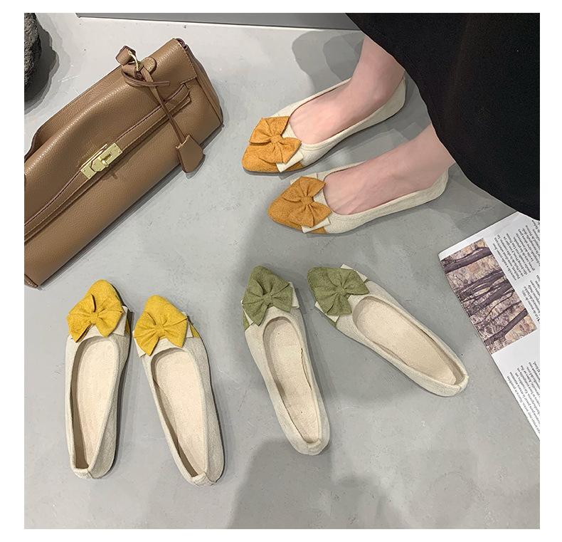 Женщины Девочки Твердые Большие Размеры Слипоны Плоские Мелкие Комфортные Повседневные Одиночные Туфли С Цветочным Принтом