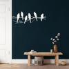 Birds Wall Art, Metal Wall Art, Metal Wall Decor, Living Room Decoration, Entryway Sign, Home Office Wall Hangings