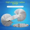 Radius Gauge Set: R Gauge 0.3-100mm (0.3-1.5, 1-6.5, 7-14.5, 15-25, 25-50, 52-100)