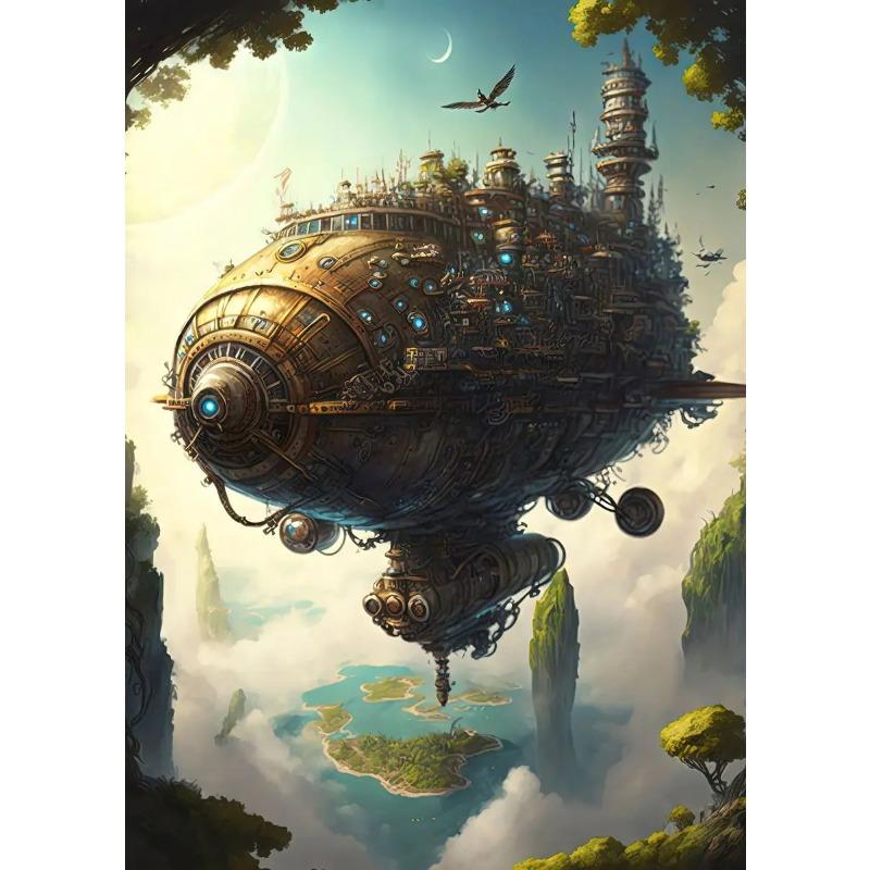 Винтажный Стимпанк Кот Город Ретро Животные Сова Ворон Лягушка Обезьяна Настенное Искусство Постеры Холст Живопись Принты Картинки Декор для Дома Комнаты