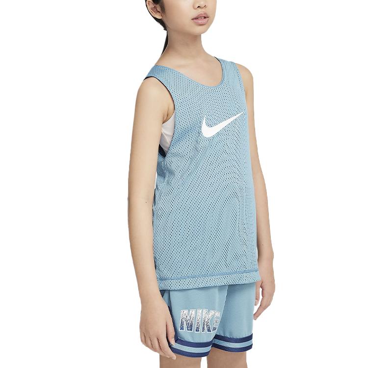 Nike Топ-майка Dri Fit Таинственный Морской Синий Подростковый FZ5242-461