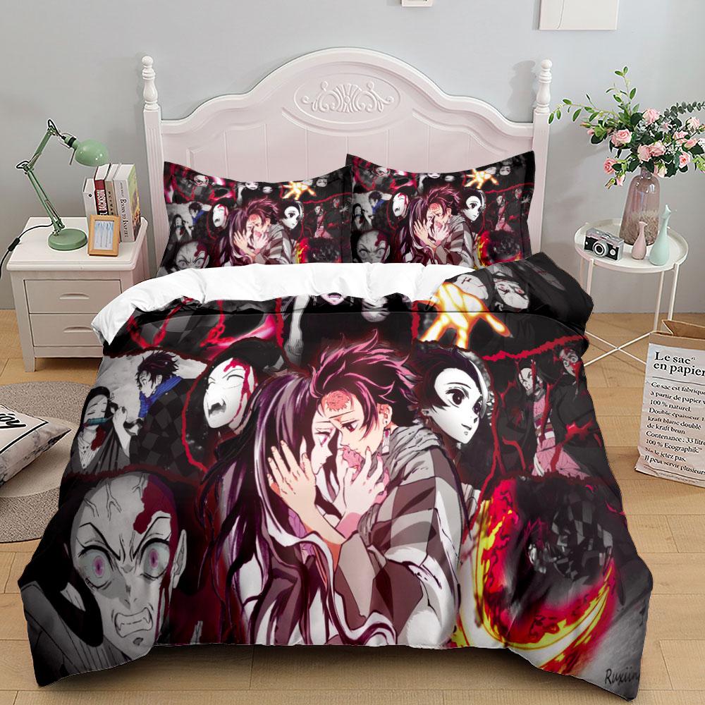 Иноске Мальчики Комплект пододеяльника EU Односпальный Двуспальный Кинг-сайз US Твин Фулл Квин-сайз истребитель Постельные принадлежности