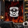 Wall Hanging Tapestry Coventry City Football Print Cloth for Living Room Bedroom Home Decor