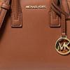 Michael Kors Бренд Avril брелок из коровьей кожи сумка через плечо женская коричневая