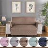 Solid Color Sofa Cover Waterproof Removable Towel Armrest Couch Covers Slipcovers Couch Dog Pets Single /Two /Three Seater