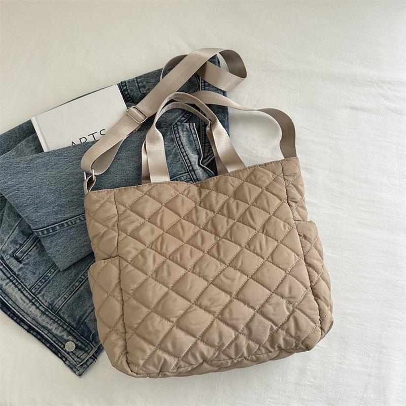 Осенне-зимняя модная сумка через плечо для поездок на работу, повседневная сумка-мессенджер, большая вместимость, простая женская сумка-тоут