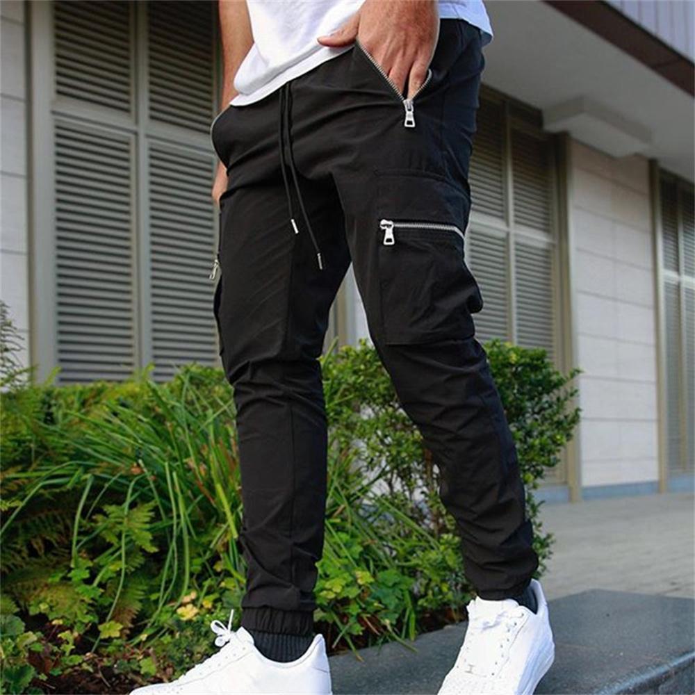 Casual Cargo Pants Men Hip Hop Streetwear Jogger Pant Fashion Trousers Multi-Pocket Casual Joggers Sweatpants Men Pants