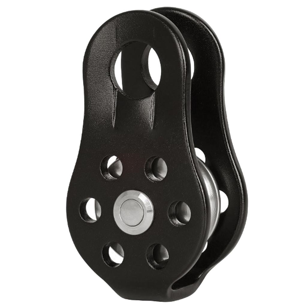 Small Rope Pulley Aluminum Alloy Outdoor Climbing Pulley 20KN Single Pulley Climber Arborist Fixed Pulley Easy To Use