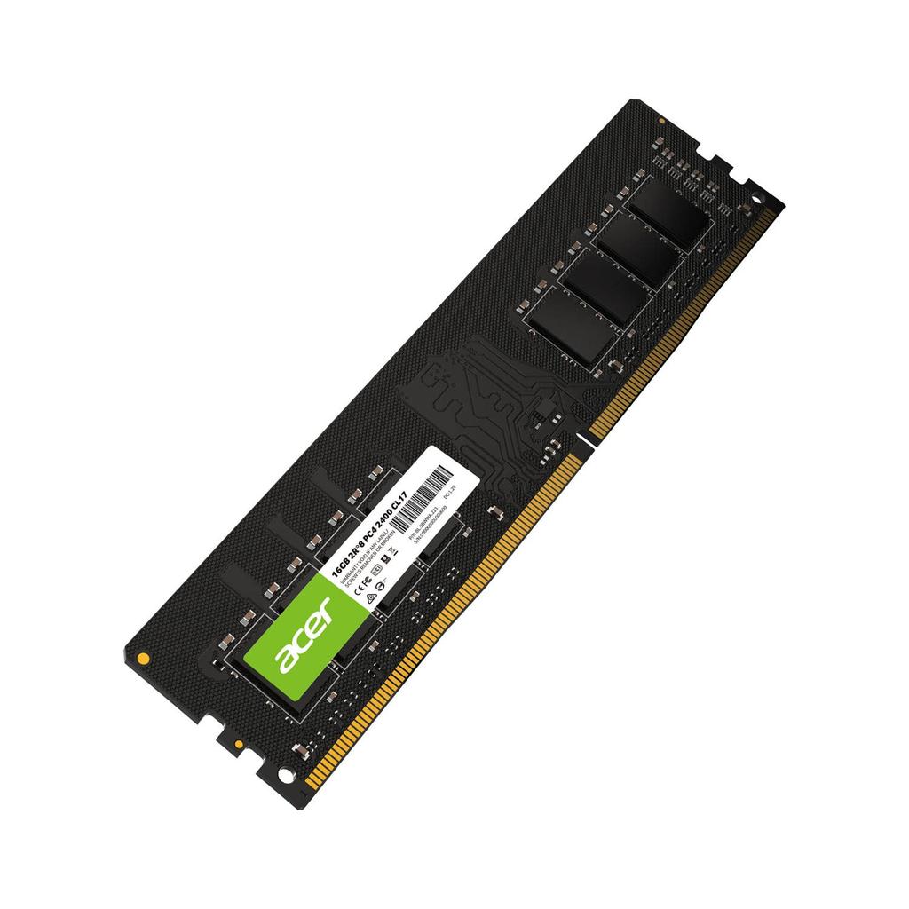 Память для настольного ПК Acer 16 ГБ DDR4 DRAM DIMM Официальный дистрибьютор Продукт PC4-19200 (DDR4-2400) УД100-16ГБ-2400-2Р8
