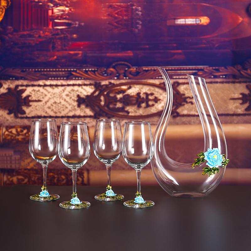 Бокал для красного вина, набор бокалов, хрустальный бокал, винный графин, фляга, диспенсер для вина, барная посуда, наборы для вина, изысканные подарки