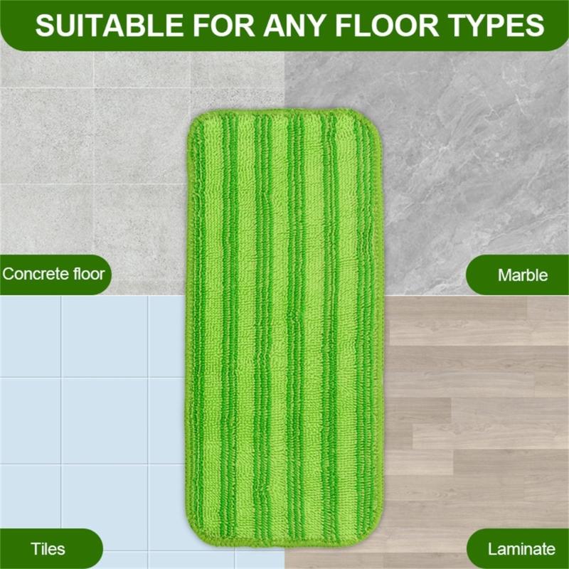 6 шт. Многоразовые влажные салфетки для швабры Swiffer Wet Jet, Микрофибровые сменные насадки для влажной уборки, Моющиеся салфетки для швабры