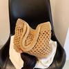 Vacation Beach Handbags Hollow Out Woven Bag Summer New Leisure Fashion Travel Shoulder Bag Large Capacity Shopper Totes