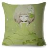 Dreamy Scene Illustrated Cushion Cover Umbrella Flower  Soft Background Art Print Soft Square Pillow Modern Home Decor xcm