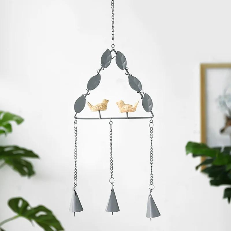 Metal Wrought Iron Wind Chime Pendant Creative Home Decorations Girl Birthday Gift
