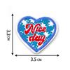 Love computer embroidery cloth sticker self-adhesive clothing patch sticker badge accessories various heart-shaped Velcro3 pcs MOQ mix styles