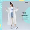 Portable EVA Transparent Raincoat for Adults & Kids - One-Piece Design for Outdoor Travel