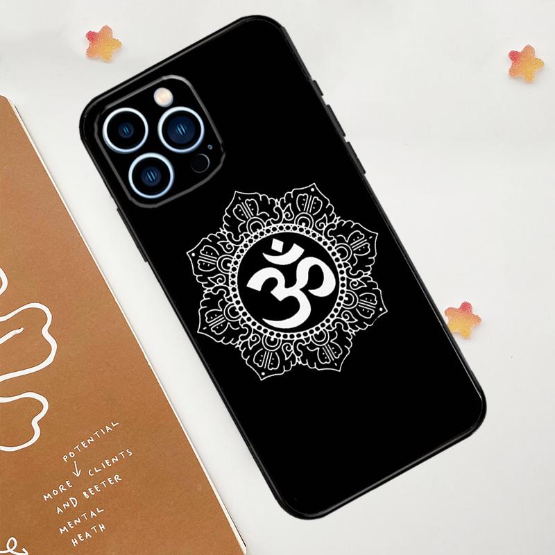 Буддизм Будда Ом Хамса Дзен Чехол для телефона Для iPhone 17 Pro Max 14 13 12 11 15 16 Pro Max mini 15 Plus 16e 17 Air Funda