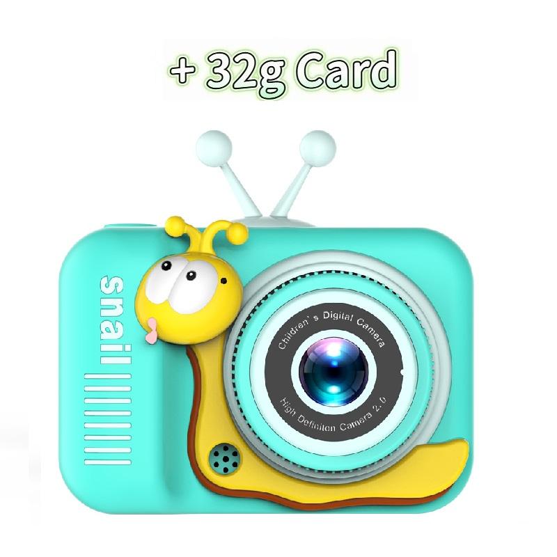 Детская камера Цифровая камера 20 МП Камера для детей Селфи 4-кратный цифровой зум 2,0-дюймовый экран Двойные линзы