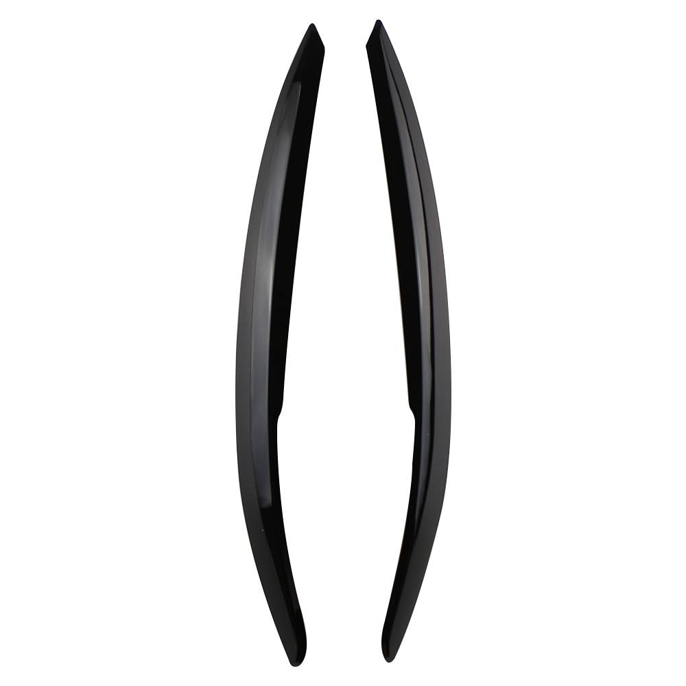 2 шт. Накладки на фары автомобиля, имитация углеродного волокна, для VW Polo Mk5 6R 6C 2010 2011 2012 2013 2014 2015 2016 2017 2018