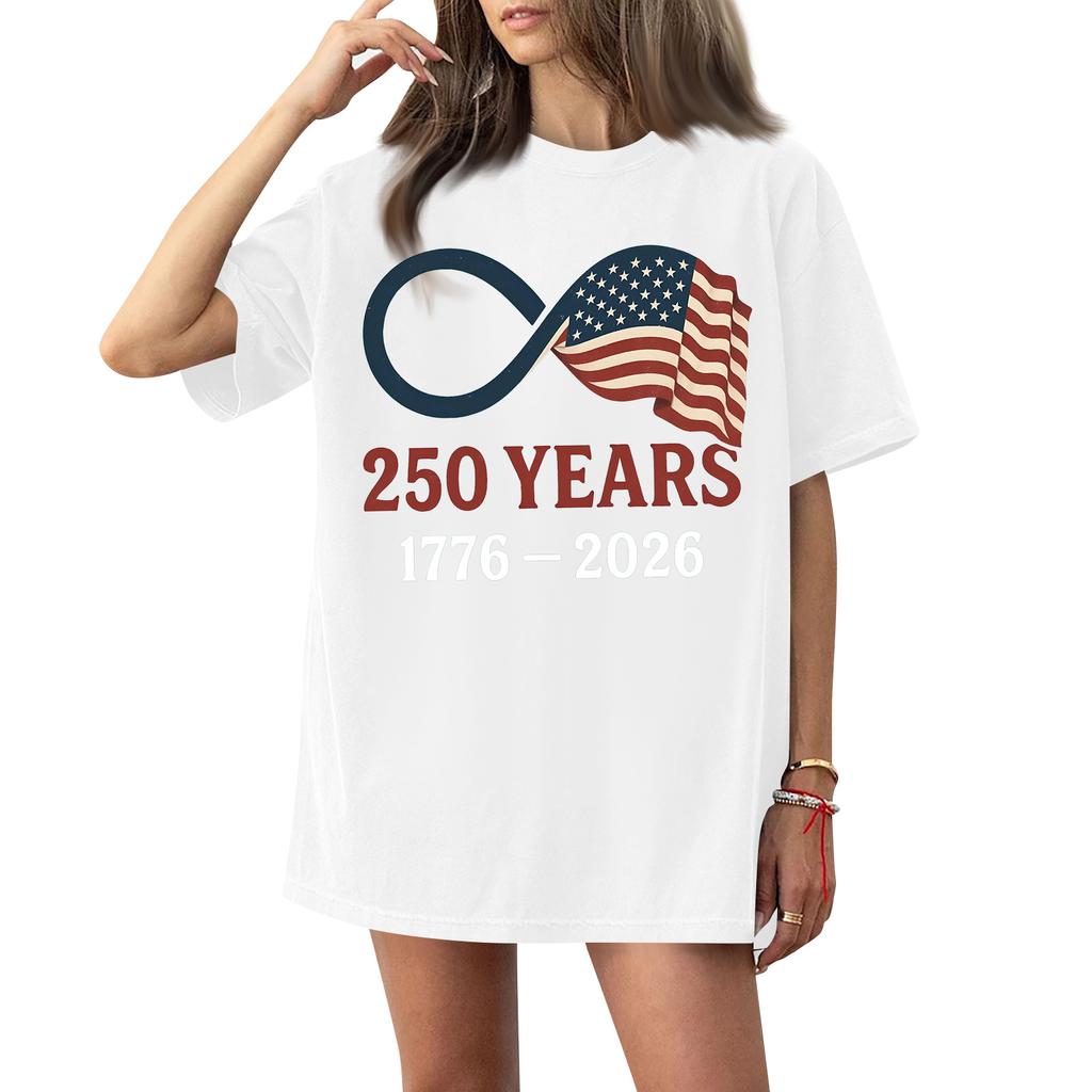 Женская футболка с круглым вырезом и короткими рукавами с принтом