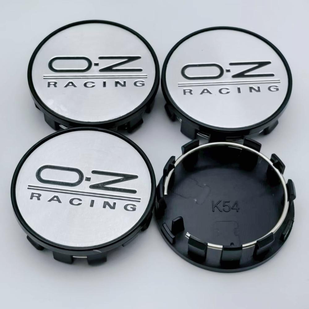 4pcs 54MM 50MM Car Wheel Center Caps With O.Z OZ Racing Logo Emblem Badge Wheel Hubcap Rim Hub Center Dust Cover Car Accessories