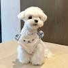Pet Cat Dog Clothes Cute Home Clothes Maltese Bear Spring and Autumn Thin Velvet Xishi Dog Clothes